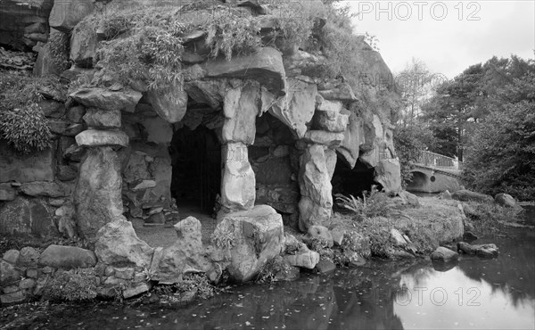 Grotto at Ascot Place, Winkfield, Berkshire, 1945