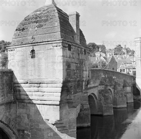 Chapel on Town Bridge, Bradford-on-Avon, Wiltshire, 1945