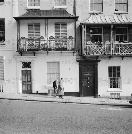 Sion Hill, Clifton, Bristol, 1945