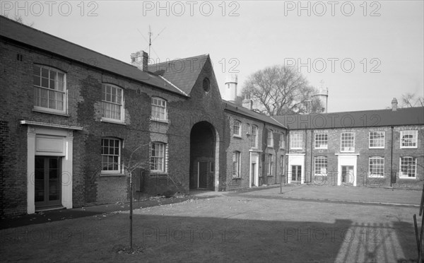 A former stable yard or coach house, Lambeth Road, Lambeth, London, c1945-1980