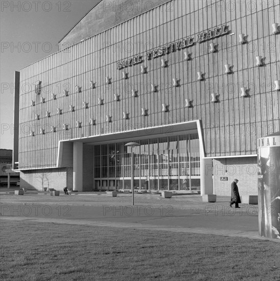 Royal Festival Hall, Belvedere Road, South Bank, Lambeth, London, c1951-1962