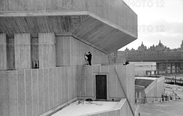 Queen Elizabeth Hall and Purcell Room, Belvedere Road, South Bank, Lambeth, London, c1967-1980