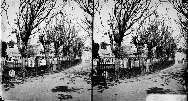 Churchyard, All Saints Church, Fulham, London, c1870-1900