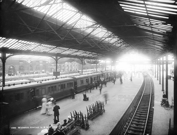 Waterloo Station, York Road, Lambeth, London, c1870-1900