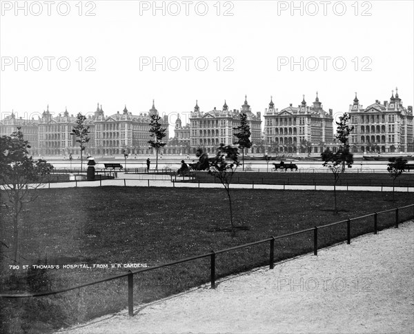 St Thomas' Hospital, Lambeth Palace Road, Lambeth, London, c1871-1900