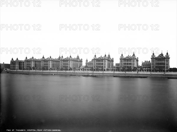 St Thomas' Hospital, Lambeth Palace Road, Lambeth, London, c1871-1900