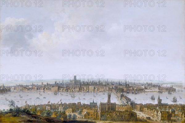 'London from Southwark', c1630. Artist: Unknown