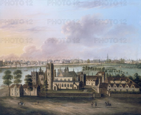 'Lambeth Palace', c1685. Artist: FW Smith