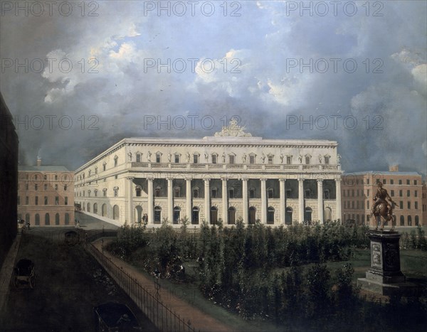 'Design for a proposed New Opera House in Leicester Square', c1790. Artist: William Hodges