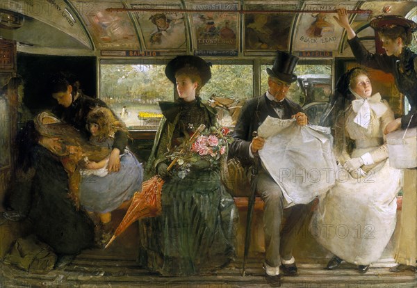 'The Bayswater Omnibus', 1895.  Artist: George William Joy