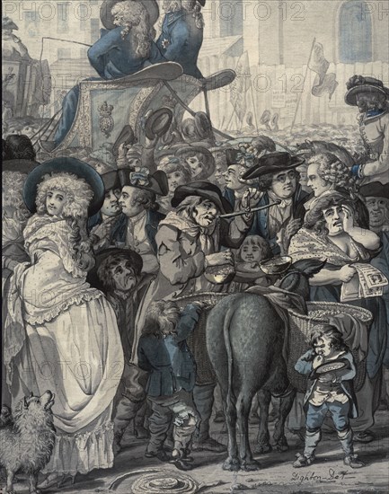 A detail from 'Westminster Election of 1788'. Artist: Robert Dighton