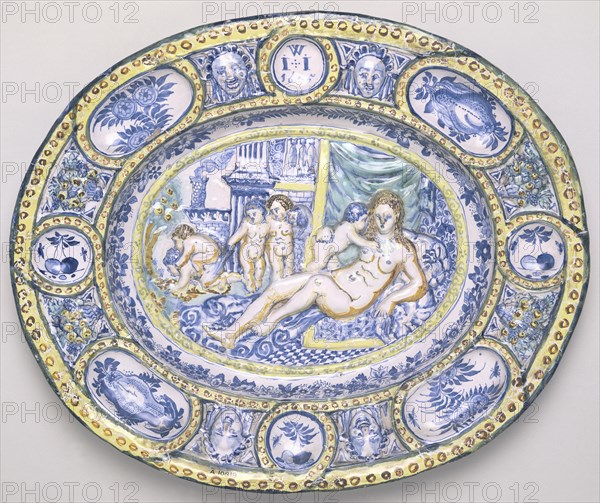 Delft charger, 1675. Artist: Unknown