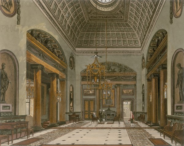 Entrance hall of the Carlton House, Westminster, London. Artist: Unknown