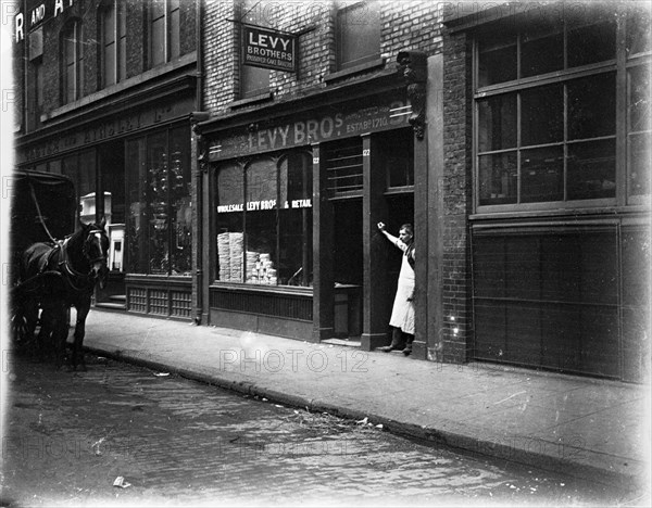 Levy Brothers' unleavened bread bakery, London, early 20th century. Artist: John Galt