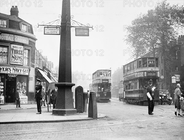 Cambridge Heath Road, Hackney, London, 1930. Artist: Unknown