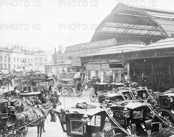 Victoria Station, Westminster, London, c1904. Artist: Unknown