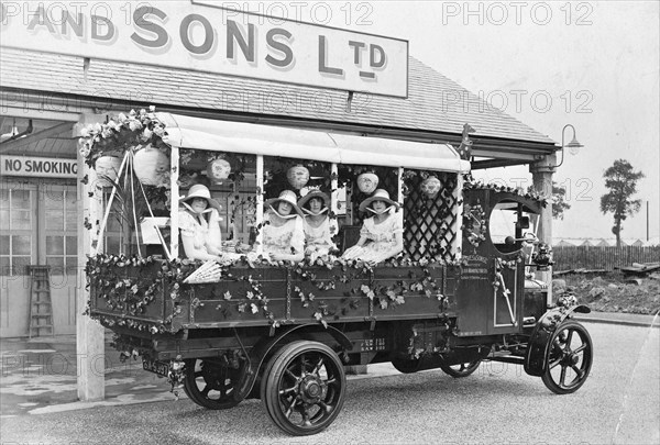 Women in fancy dress, Reeves & Sons Ltd, London, 1924. Artist: Unknown