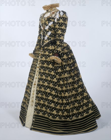 The 'Phoenix' dress worn by Glenda Jackson as Elizabeth I, c1970. Artist: J Hunnisett
