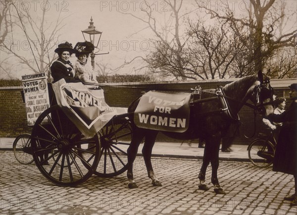 'Votes for Women' demonstration, c1910. Artist: Unknown