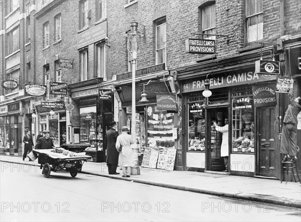 Old Compton Street, Soho, London.  Artist: Herbert Felton