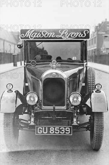 A Morris Cowley 10 cwt being used as a delivery van for Lyons, (1930s?) Artist: Unknown