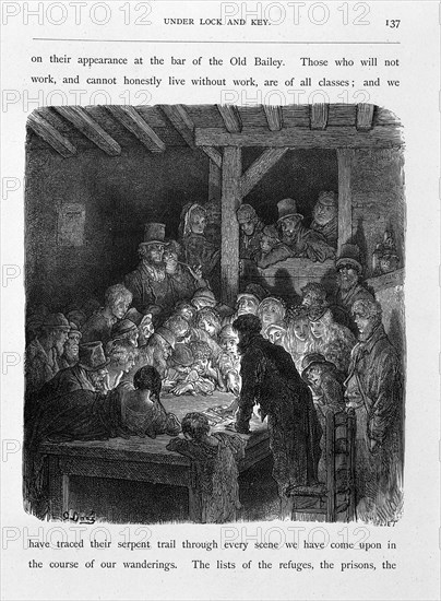 'Thieves Gambling', 1872. Artist: Jolier