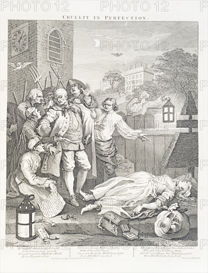'Cruelty in Perfection', 1751. Artist: Unknown