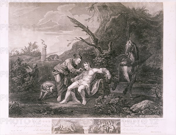 'The Good Samaritan', 1772. Artist: Ravend