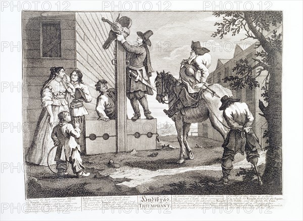 'Hudibras Triumphant', 18th century.  Artist: William Hogarth