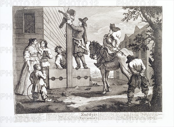'Hudibras Triumphant', 18th century. Artist: William Hogarth