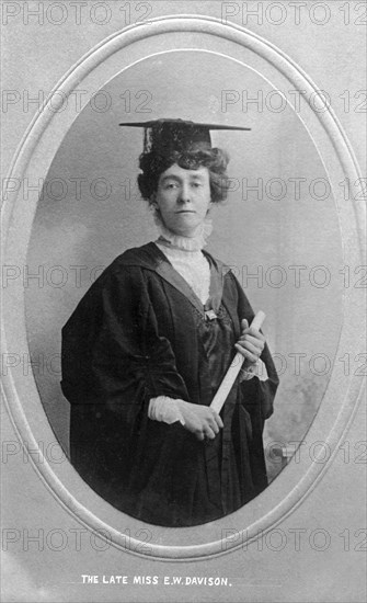 Emily Wilding Davison, 1909. Artist: Unknown