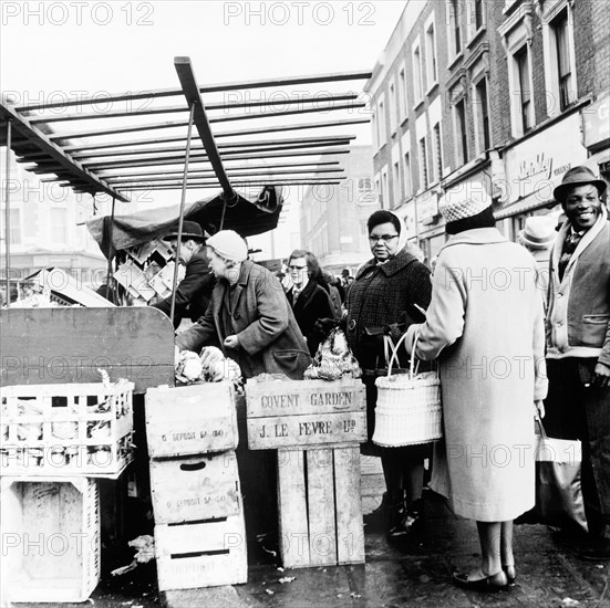 Market, London, c1965-c1970. Artist: Henry Grant