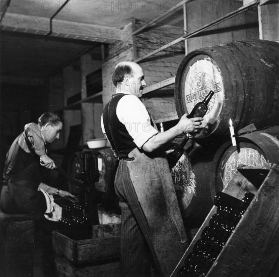 Wine (port) tasting, c1950s-c1960s. Artist: Henry Grant