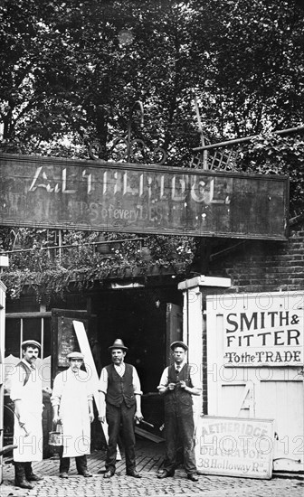 A.Etheridge Builders & Decorators Yard, 38 Holloway Road, London, c1890s. Artist: Unknown