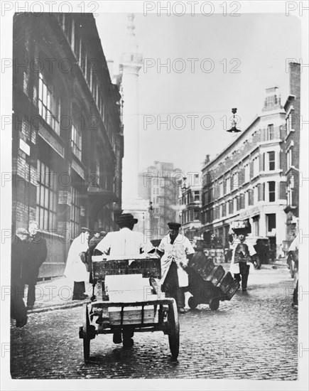 Billingsgate Market, London, (c1930s?). Artist: Unknown