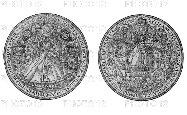 Great Seal of Elizabeth I, c1558-c1603. Artist: Unknown