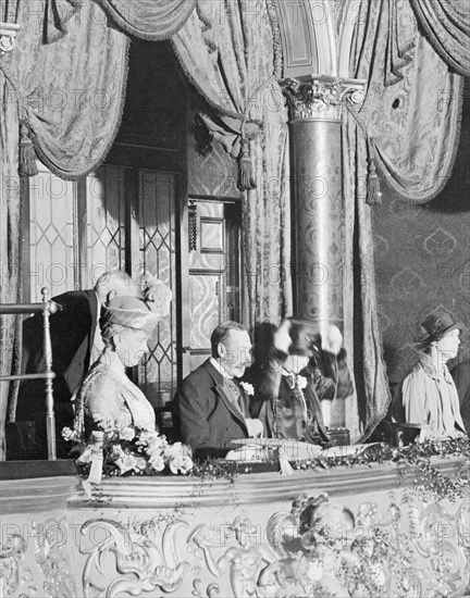 King George V & Queen Mary at the Palace Theatre, c1920. Artist: Unknown