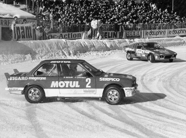 A BMW 325IX during the Chamonix Ice Race, France, 1989. Artist: Unknown