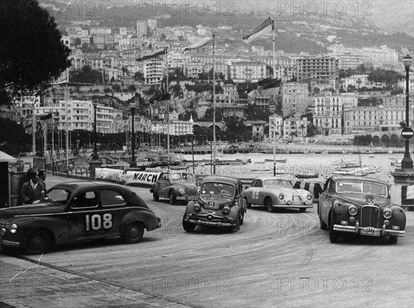 The Monte Carlo Rally, Monaco, 1954. Artist: Unknown