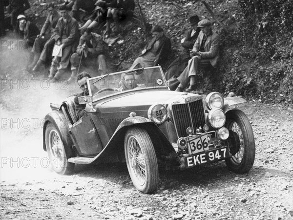 1938 MG TA Midget, (c1938?). Artist: Unknown