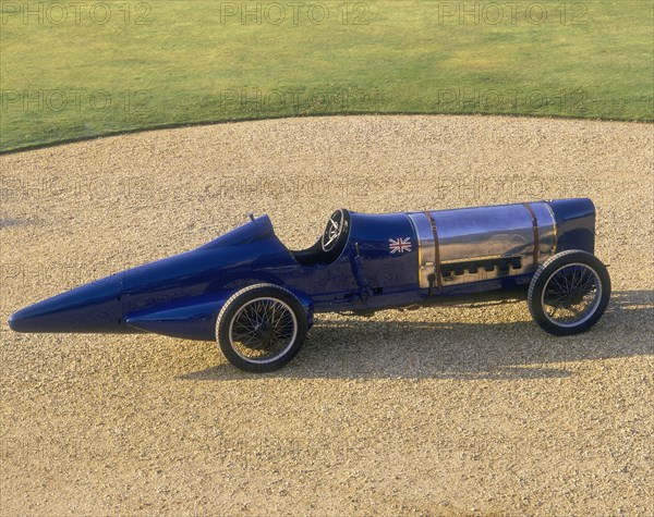 1920 Sunbeam 350 hp racing car. Artist: Unknown