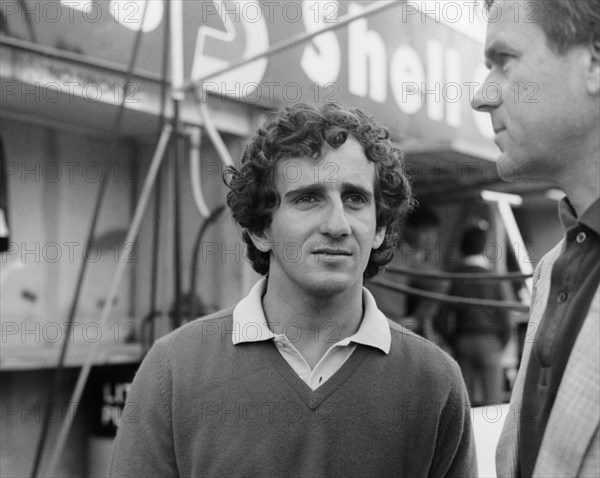 Alain Prost at the British Grand Prix, Brands Hatch, Kent, 1984. Artist: Unknown