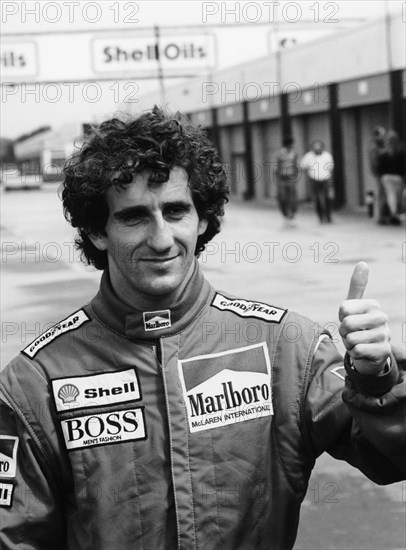 Alain Prost, c1984-c1989. Artist: Unknown