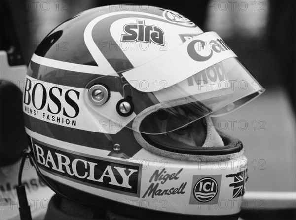 Nigel Mansell, 1988. Artist: Unknown