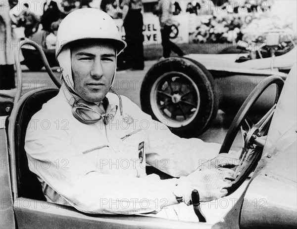 Stirling Moss at Goodwood, 1954. Artist: Unknown