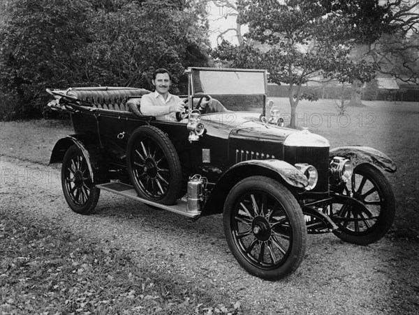 Graham Hill in a 1913 Newton Bennett, c1965-c1975. Artist: Unknown