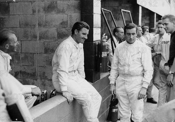 Graham Hill and Jackie Stewart, 1960s. Artist: Unknown