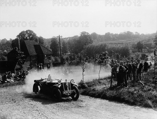 1933 Andre V6 competing in a hill climb, Amersham, Buckinghamshire. Artist: Unknown