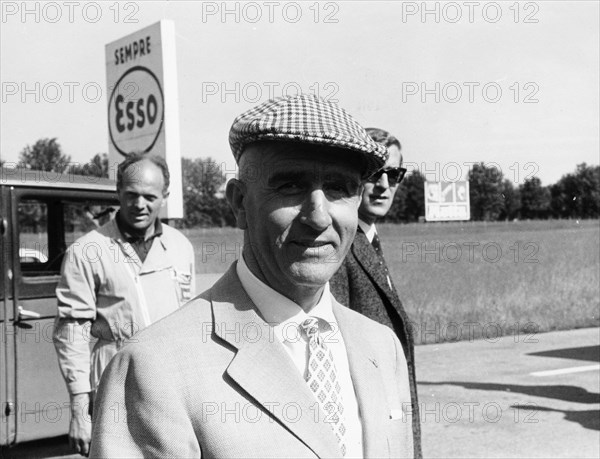 Giuseppe Farina at Monza, Italy, 1962. Artist: Unknown