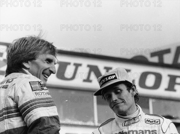 Derek Bell and Jacky Ickx, 1000km Silverstone, May 1985. Artist: Unknown